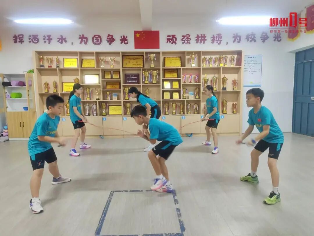 柳州选手赛前集训。